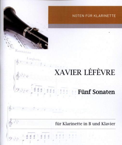 5 Sonaten für Klarinette und Klavier