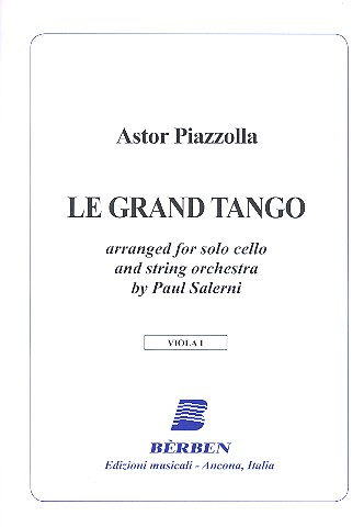 Le grand Tango for cello and string orchestra