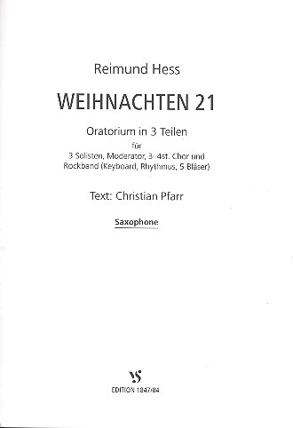 Weihnachten 21 für Soli, gem Chor und Band