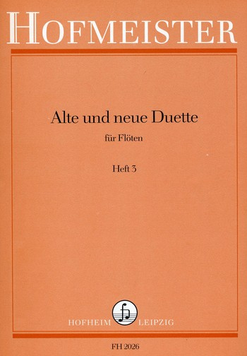 Alte und neue Duette Band 3 für 2 Flöten