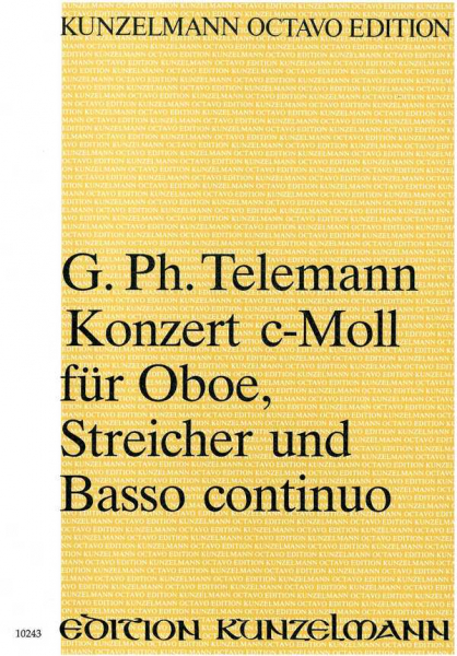 Konzert c-Moll TWV51:c1 für Oboe, Streicher und Bc