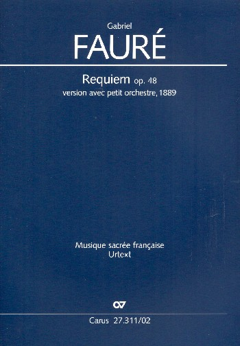 Requiem op.48 für Soli, gem Chor und Kammerorchester