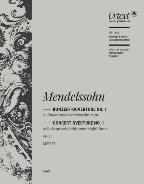 Konzert-Ouverture Nr.1 zu Shakespeares &#039;Sommernachtstraum&#039; op.21 für Orchester