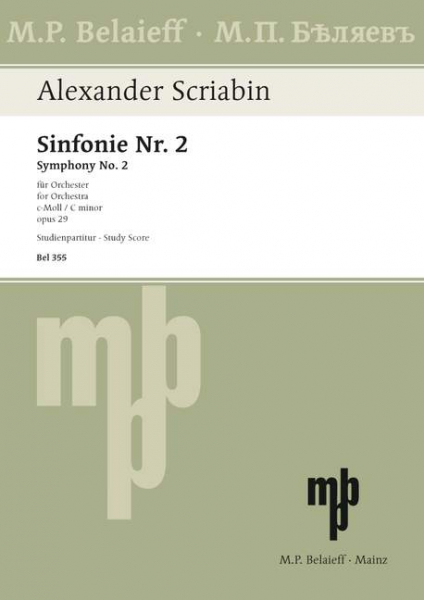 Sinfonie c-Moll Nr.2 op.29 für Orchester