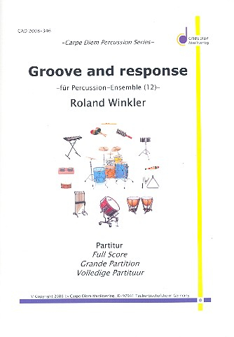 Groove and Response für Percussion-Ensemble (12 Spieler)