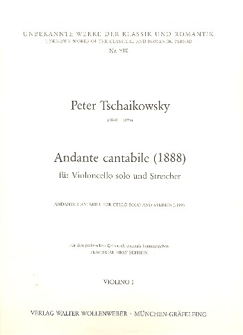 Andante cantabile für Violoncello und Streicher