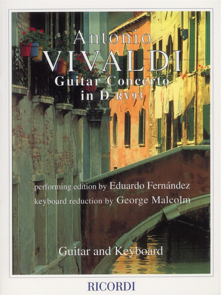 Guitar concerto D major RV93 for guitar and keyboard