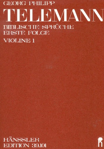 Biblische Sprüche Band 1 für gem Chor und Orgel (Instrumente ad lib)