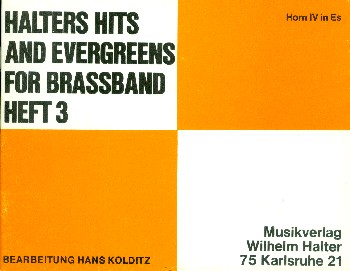 Halters Hits and Evergreens Band 3 für Blasorchester