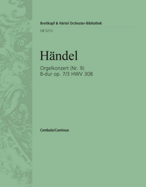 Konzert B-Dur op.7,3 HWV308 für Orgel und Orchester