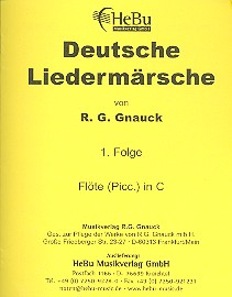 Deutsche Liedermärsche Band 1 für Blasorchester