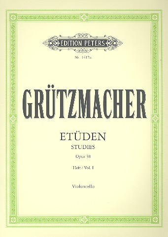 Etüden op.38 Band 1 für Violoncello 12 Studies