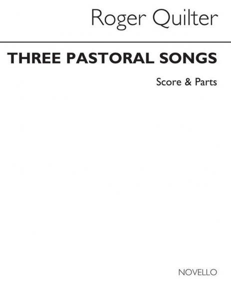 3 pastoral songs op.22 for high voice, violin, violoncello and