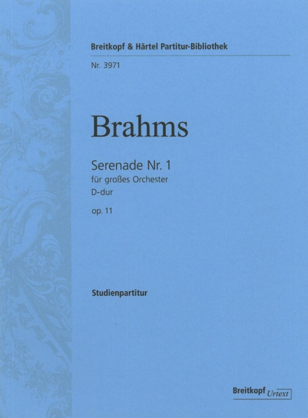 Serenade D-Dur Nr.1 op.11 für Orchester