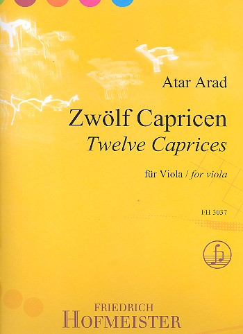 12 Capricen für Viola