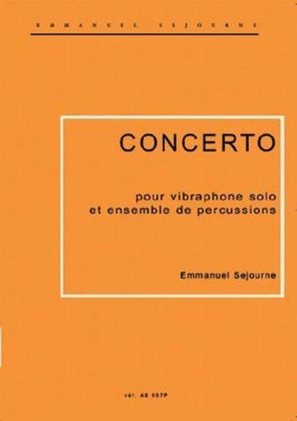 Concerto pour vibraphone et ensemble de percussions