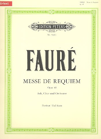 Requiem op.48 für Soli (S, Bar), Chor und Orchester