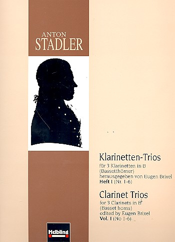 Klarinettentrios Band 1 (Nr.1-3) für 3 Klarinetten (Bassetthörner)