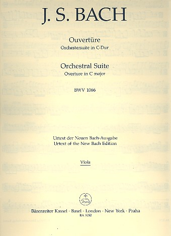 Ouvertüre C-Dur Nr.1 BWV1066 für Orchester