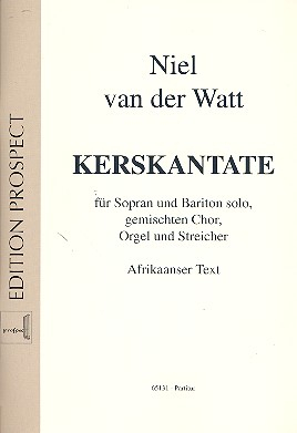 Kerskantate für Sopran, Bariton, gem Chor, Orgel und Streicher