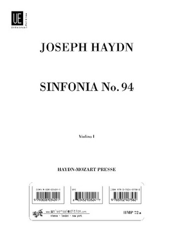 Sinfonie G-Dur Nr.94 Hob.I:94 für Orchester