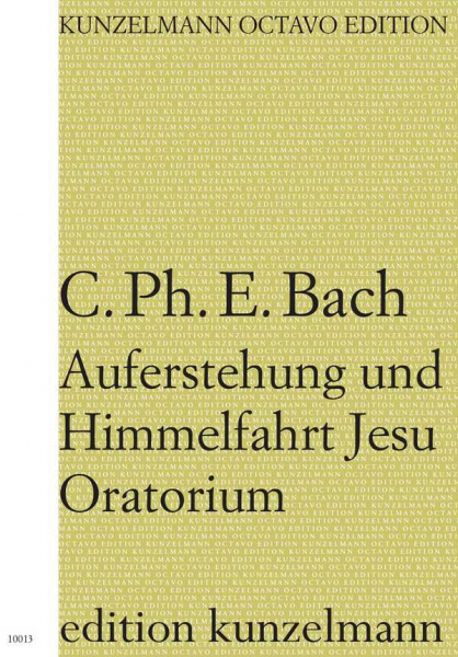 Auferstehung und Himmelfahrt Jesu - Oratorium für Soli (SATB), Chor und Orchester