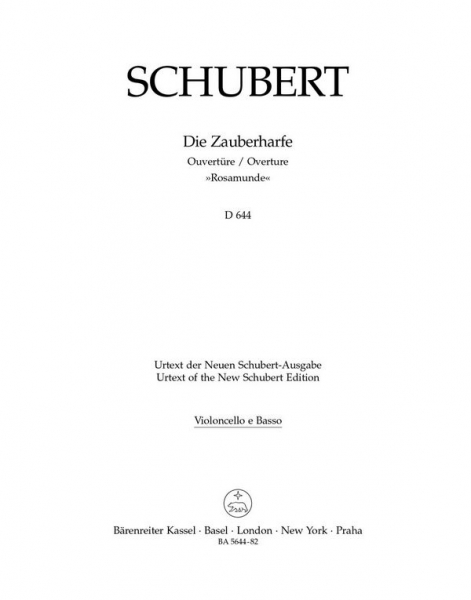 Ouvertüre zu Die Zauberharfe C-Dur D644 für Orchester