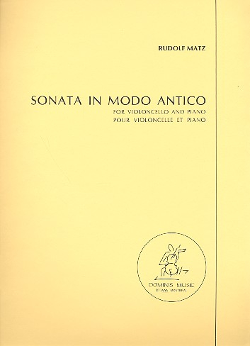 Sonata in modo antico for violoncello and piano