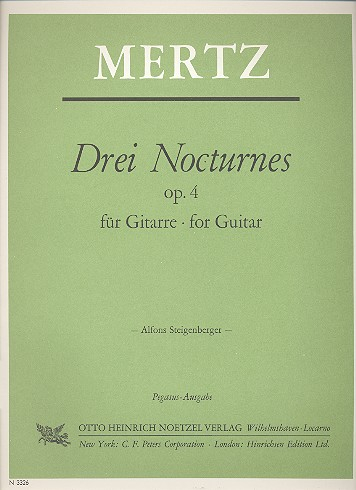 3 Nocturnes op.4 für Gitarre