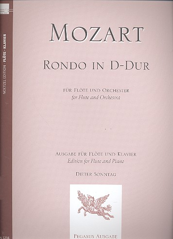 Rondo D-Dur für Flöte und Orchester für Flöte und Klavier