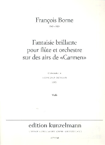 Fantaisie brillante sur des airs de Carmen für Flöte und Orchester