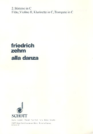 Alla danza für Orchester