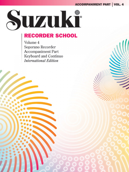 Suzuki Recorder School vol.4 for soprano recorder