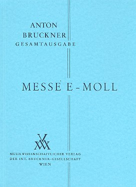 Messe e-Moll 2. Fassung 1882 für Chor und Bläser