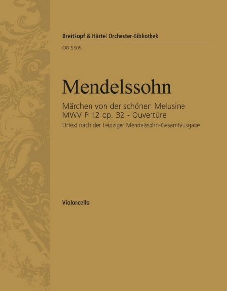 Konzert-Ouverture Nr.4 zum Märchen von der schönen Melusine op.32 für Orchester