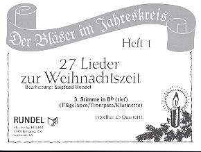 27 Lieder zur Weihnachtszeit Band 1 für 4 Bläser (Ensemble)