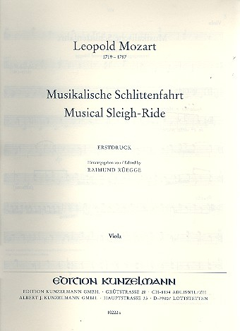 Musikalische Schlittenfahrt für Orchester