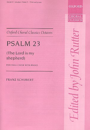 The Lord is my Shepherd for female chorus and piano