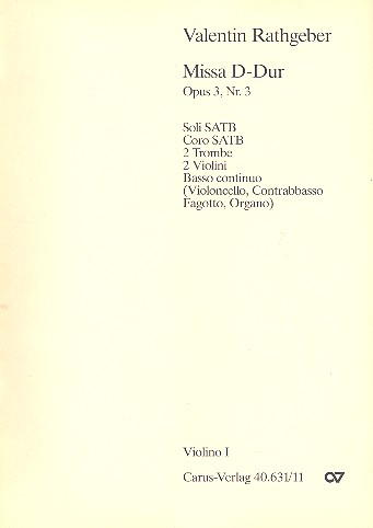 Missa D-Dur für Soli, gem Chor und Orchester