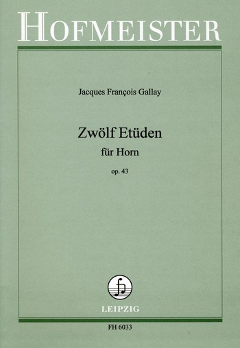 12 Etüden op.43 für Horn