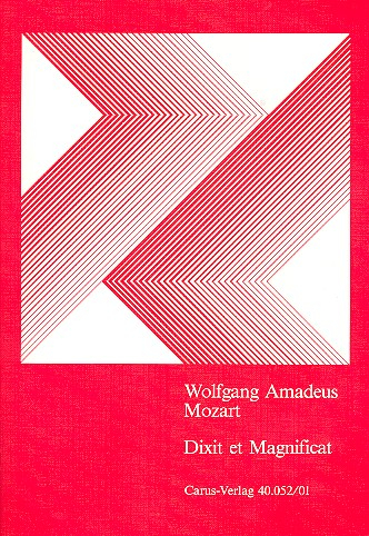 Dixit et magnificat KV193 für Soli (SATB), Chor und Orchester