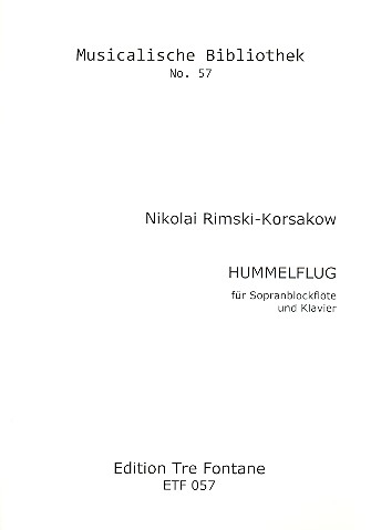 Hummelflug für Sopranblockflöte und Klavier