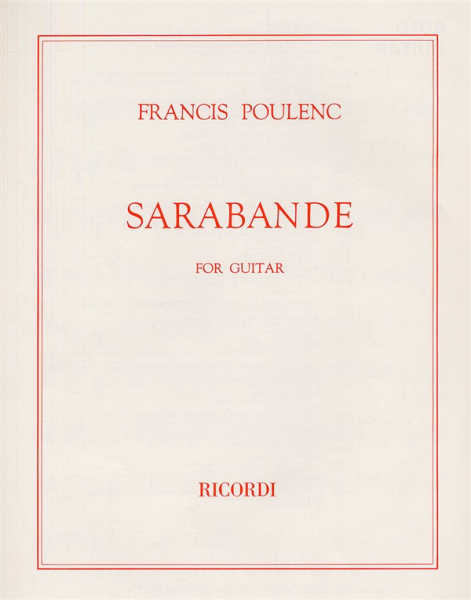 Sarabande for guitar