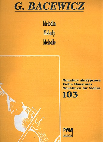 Melodie für Violine und Klavier