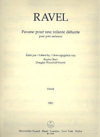 Pavane pour une infante défunte pour pour petit orchestre