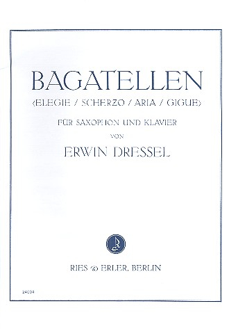 Bagatellen für Saxophon und Klavier