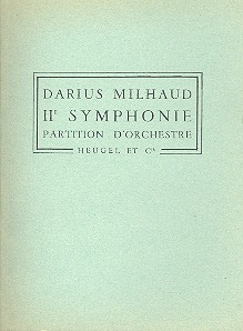 Symphonie no.2 pour orchestre partition de poche