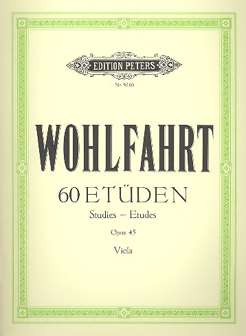 60 Etüden op.45 für Viola