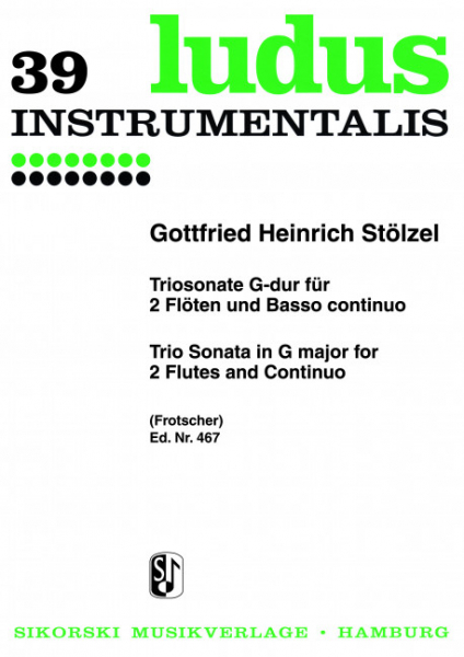 Triosonate G-Dur für 2 Flöten und Bc