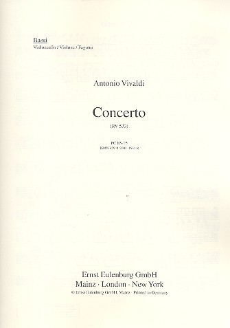 Concerto grosso C-Dur op.47,2 für 2 Flöten und Streicher